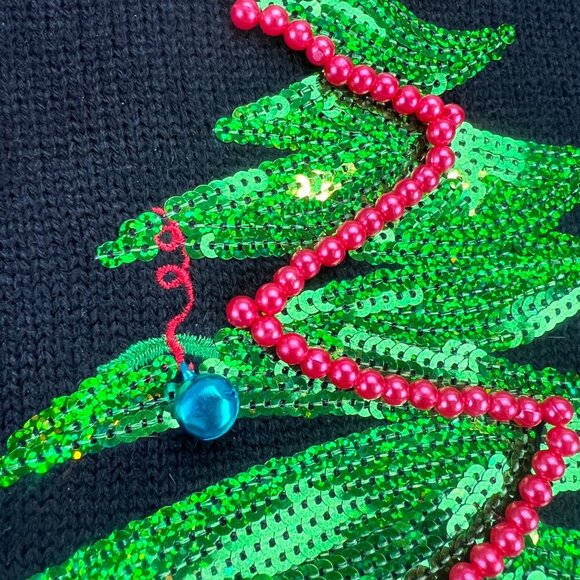 Holiday Time Women's Ugly Christmas Tree Sweater Size XXL - Picture 4 of 10